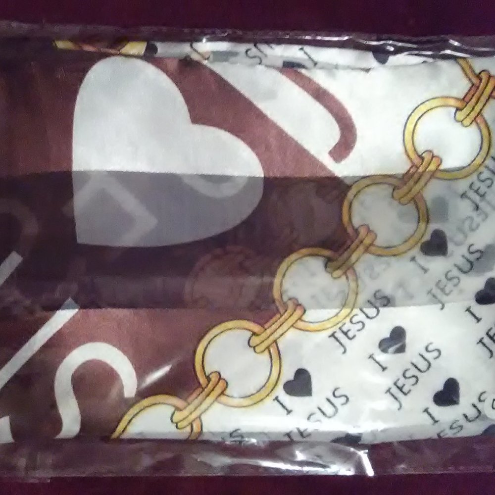 Short Silk Scarf